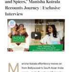 Manisha Koirala Instagram - It’s been 3 decades in films and a lot of life has happened..through the roller coaster of life, one thing remained unchanged. My love for cinema and acting… I'm blessed to be working in a job that I love the most. My prayers n wish that everyone gets to know their passion n succeed in their work/vocation…and stay invested in it throughout Their lives!! . I'm deeply grateful for the love we have received in this film..here’s are a few that kept me smiling throughout a few days. . . . . . . . . . . . . . . #indiasweetsandspicesmovie #review #bollyspice #thewashingtonpost #nytimes #latimes #dissdash #allthebest #hustle #gratitude #madewithlove #instagram #variety #tribeca2021