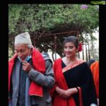 Manisha Koirala Instagram – We launched our #mahamrityunjayamantra with renowned scholar #satyamohanjoshi ji it’s such a blessing for us .. besides our other beloved friends & family specially #karismamanandhar ji who I m very fond of .. thank you everything for showering love to us 
#sursudha @timesmusic.spiritual 
@saraswotikhtri @anup.sapkota.totw 
@kirtii.joshii 
@muku_boutique and 
moi style by @swornimstudio ❤️
#musiclaunch #lockdowngifts Patan Musuem