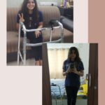 Manjima Mohan Instagram - Throwback to my walker days! When I thought getting back to my feet is far from a reality. But this whole phase taught me something very important. TRUST YOURSELF! You have survived a lot, and you will survive whatever is coming ❤ Happy weekend!❤❤