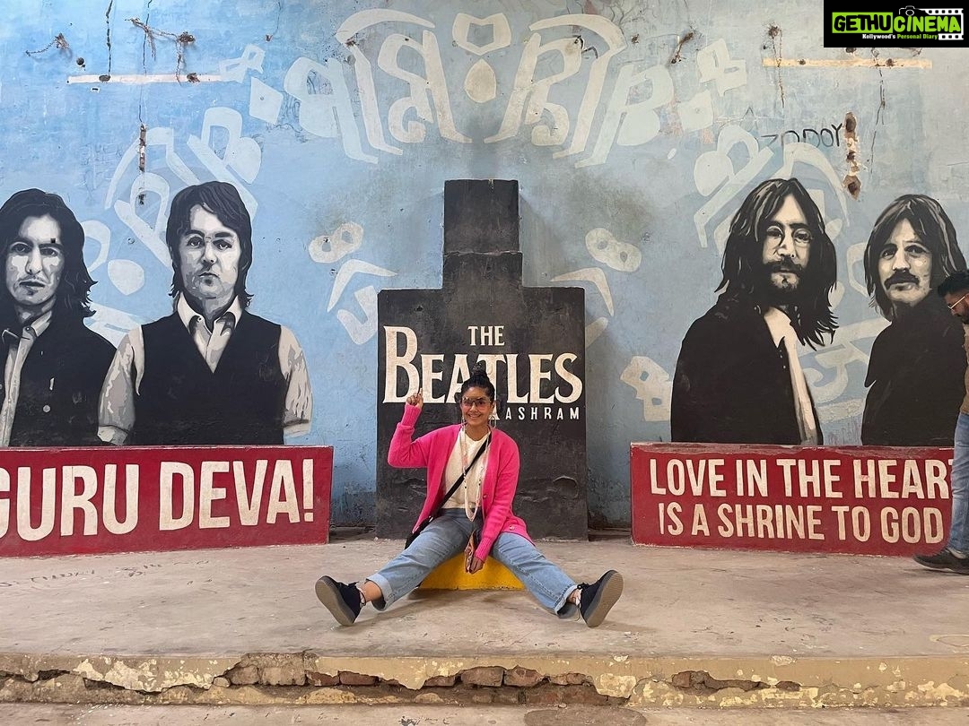Meera Chopra Instagram - Chaurasi kutiya famously known as #beatlesashram, meditation aashram set up by #maharishimaheshyogi is a mystical place in #rishikesh. Beatles stayed here in 1968 and wrote most of their famous songs. They practised transcendental meditation here in one of the 84 kutiyas(huts) which now stand tall as beautiful and mesmerising ruins, depicting that nothing lasts forever. (Will upload the pics of huts where they did meditation in my next post) #beatles #musiclover #chaurasikutiya #rishikesh #spirituality #selflove #travelphotography "Beatles Ashram", Rishikesh