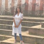 Meera Chopra Instagram – On the ghats of banaras!! 
#banaras #varanasi #movies #shooting #bollywood #entertainment