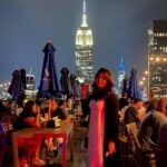 Meera Nandan Instagram - Sleepless nights and city lights ✨ . #lastweeksametime #empirestatebuilding #nyc #newyorkhasmyheart #holiday #muchdeserved #whatatrip #vacay2021 #solotrip #travel #ustrip2021 #love #positivevibes 230 Fifth: Best Heated Rooftop Bar/Club/Restaurant In NYC