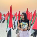 Meera Nandan Instagram – Happy 50th to the place I call HOME! #happynationalday #uae50 #50thnationalday #dubai #mydubai #home #kitebeach Kite Beach Dubai