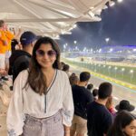 Meera Nandan Instagram - Not a big fan of F1. But I would never forget this day… what an experience it was to watch the finale! . #formula1 #abudhabi #whataday #allsmiles #positivevibes #happyvibes #maxvestappen #love #dubai #blessings F1 Abu Dhabi Grand Prix, Yas Marina