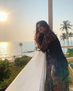 Megha Akash Instagram - Salty air, sun kissed hair 🌞