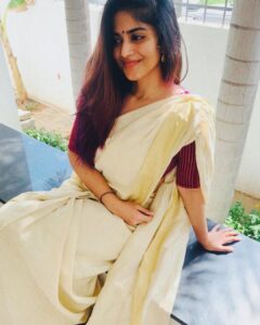 Megha Akash Instagram - Happy Onam ✨
