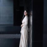 Megha Akash Instagram - New beginnings ✨ #Ravanasura • Styled by @officialanahita Outfit: @paaprikastore @reach.swetha x @manalirawat Earrings: @rubansaccessories Rings: @aristajewels.in Clutch: @accessoriesbyanandita Pic: @thescienceofphoto