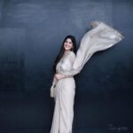 Megha Akash Instagram - New beginnings ✨ #Ravanasura • Styled by @officialanahita Outfit: @paaprikastore @reach.swetha x @manalirawat Earrings: @rubansaccessories Rings: @aristajewels.in Clutch: @accessoriesbyanandita Pic: @thescienceofphoto