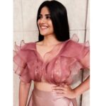 Megha Akash Instagram - Stay radiant 💫 Wearing @rehanabasheerofficial 💖