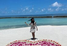 Megha Akash Instagram - Paradise ♥️ Thank you to my supporters , my fans , my strength ♥️ 3M 😍 . . Beautiful place with beautiful people @lilybeachresortmaldives Thank you @pickyourtrail and @lilybeachresortmaldives for making my stay so so special This was one unforgettable trip 🤍 . . . #UnwrapTheWorld #LetsPYT #SetYourselfFree #Pickyourtrail #lilybeach #ilovelily #lilybeachmaldives #maldives #adventureculture #ocean #sea