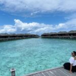 Megha Akash Instagram - See the line where the sky meets the sea It calls me 🌊 ~ Moana @pickyourtrail @lilybeachresortmaldives . . . #UnwrapTheWorld #LetsPYT #SetYourselfFree #Pickyourtrail #lilybeach #ilovelily #lilybeachmaldives #maldives #adventureculture #ocean #sea Lily Beach Resort & Spa at Huvahendhoo, Maldives