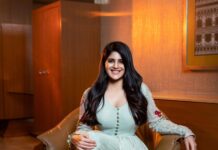 Megha Akash Instagram - Made of poetry, roses, and galaxies. 🌌 . . Styled by: @officialanahita Outfit: @taavareclothing Pic: @pranil_chintewar