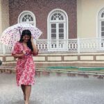 Megha Akash Instagram – Meet me in the pouring rain ☔️ 
#shootdiaries🎥