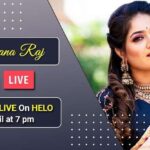 Meghana Raj Instagram - Hi! Catch me live on @helo_indiaofficial tmrw at 7 pm!