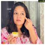 Meghana Raj Instagram - Its always good to keep ur skin in check… and different weather conditions keep the skin condition changing… It’s the winter time, where you might enjoy the weather, but not your skin. Dryness and dull skin acts out which can cause chappy lips and itchy skin. Ishal Naturalz believes in bringing out the best for you, and their wine melon face wash and saffron moisturizer intends to prove it. An instant glow is added to your soft and plump skin, which radiates healthy skincare. The best part is that, @ishal_naturalz products are very affordable too, So save your money, and save your skin @ishal_naturalz.
