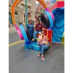 Meghana Raj Instagram – Family dats completely crazy sticks together is my funda 😜 Universal Studio Singapore陰魂不散