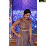 Meghana Raj Instagram – 🌼
For Asianet’s Comedy Star
Outfit by @tantava 
Accessories:
@kirtilalsonline 
@swarovski 
Watch @emporiobogota Trivandrum, India