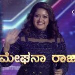 Meghana Raj Instagram – There are always many firsts… My first time as a Dance Reality Show Judge! Thank you @colorskannadaofficial and @srujanlokesh #lokeshproductions for this beautiful experience! Was wonderful to be a celebrity guest Judge on Dancing Champion for the opening episode :) wishing all the talented contestants the very best!  @raagu.vijay and @mayuri30 it was so good to have spent the entire day with you guys… always the best! And ofcourse @akul_balaji you are amazing!!