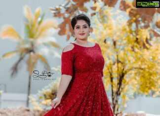 Meghana Raj Instagram - Details ❤️ . . . Styling : @stilerush_by_varshinijanakiram Outfit : @arhalabel Jewellery : @velvetboxby MUA @makeover_by_viswa HAIRSTYLING @makeover_by_raghu_nagaraj_n PHOTOGRAPHY @santhuphotography9