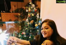 Meghana Raj Instagram - Merry Christmas all! Love and light always! ❤️ #chiranjeevisarja #raayanrajsarja #miraclemonth
