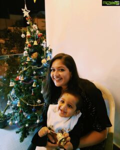 Meghana Raj Instagram - Merry Christmas all! Love and light always! ❤️ 
#chiranjeevisarja #raayanrajsarja #miraclemonth