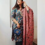 Meghana Raj Instagram – For the trailer launch of gajaanana and gang 
.
.
.
.
Outfit @tada_wearhouse 
Jewellery @adorebypriyanka 
Handbag @byfar_official 
Footwear @bumble.__bee02