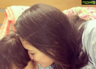 Meghana Raj Instagram - Our baby…. Our world… our universe… our EVERYTHING! CHIRU… our lil prince is ONE YEAR OLD! I will squish him till he says ‘amma stop!’ And continue squishing him till he turns red wid embarrassment! Will smother him wid kisses til he rolls his eyes and says, ‘amma!’ And will continue smothering him witb more kisses! I love u my baby child… ur growing up so so fast!! I wish we cld just lay cuddled in each others arms for all eternity! HAPPY BIRTHDAY RAAYAN! Appa and amma love you! ❤️ @lasya_umesh thank you for this click!!! We love u! @kiddlekiddlle this is definitely very special!