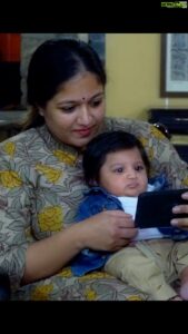 Meghana Raj Instagram - Appa na putta rajakumaara 🤩