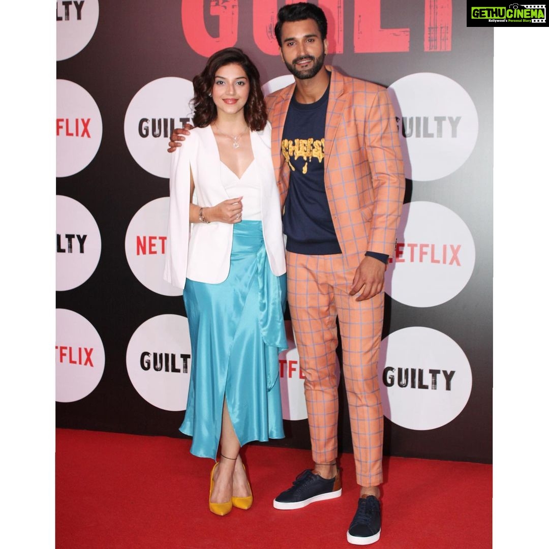 Mehreen Pizada Instagram - With my #GUILTY Boy @gurfatehpirzada ❤️💥 Releasing on 6th March @netflix_in 📸 @yogenshah_s