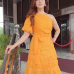 Mehreen Pizada Instagram - #DSPDev Promotions 🥳 Outfit by @divaspopup Earrings by @shillpapuriidesignerjewellery Styling @tanishqmalhotraa Jalandhar, India