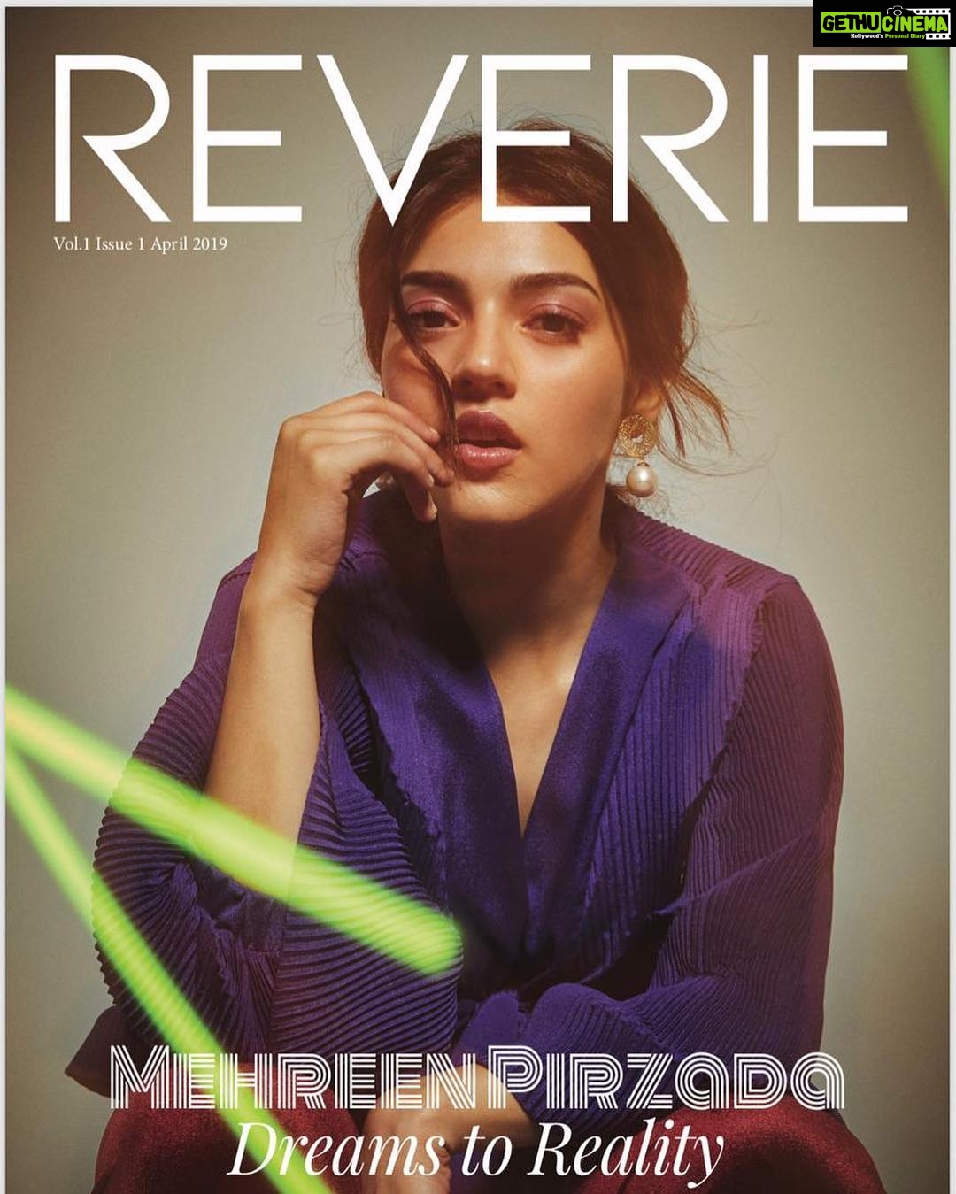 Mehreen Pizada Instagram - @reverie.india 1st Issue 🤩🥰 📸 @rohanshrestha , 💄@shraddhamishra8 , 👗 @shahriyar_adil