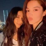 Mehrene Kaur Pirzada Instagram – There’s something special about meeting old friends 🥰 
Friendship of 14 years🤍  #timeless #love

@tasbhoj ❤️ SLS Dubai Hotel & Residences