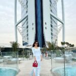 Mehrene Kaur Pirzada Instagram – 🤍 💙 SAL at Burj Al Arab