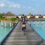 Mehrene Kaur Pirzada Instagram - Life is an adventure. Seize the moment. Live it. Love it. Ride it. #maldives 🚴‍♀️