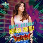 Mehrene Kaur Pirzada Instagram – Thank you for the beautiful wishes my #Pattas Team 🤩🥰 @dhanushkraja @sathyajyothifilms 🤩😁