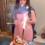 Mehrene Kaur Pirzada Instagram – Happy Happy Birthday to me 🥰🥳 Unicorn 🦄 Cake 🤩