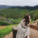 Mehrene Kaur Pirzada Instagram – Happiness 💕 #shootlife #blessed Munnar Hill Station