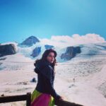 Mehrene Kaur Pirzada Instagram - “Every mountain top is within reach if you just keep climbing.” #santarosaplateau #zermattswitzerland Rifugio Guide Plateau Rosà