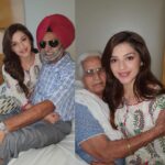 Mehrene Kaur Pirzada Instagram – Grandparents 😇 #blessed 
We all are missing you dude @gurfatehpirzada Chandigarh