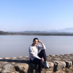 Mehrene Kaur Pirzada Instagram - 😍😍😍 Sukhna Lake, Chandigarh
