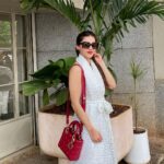 Mehrene Kaur Pirzada Instagram – White & Red kinda day 🥰