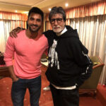 Mehrene Kaur Pirzada Instagram – So proud to see you my baby brother @gurfatehpirzada stand tall amongst these Legends of the Film Industry. May you rise high everyday in your career. Wish you all the best for your debut🎥 
#brahmāstra @dharmamovies @karanjohar @amitabhbachchan #RanbirKapoor