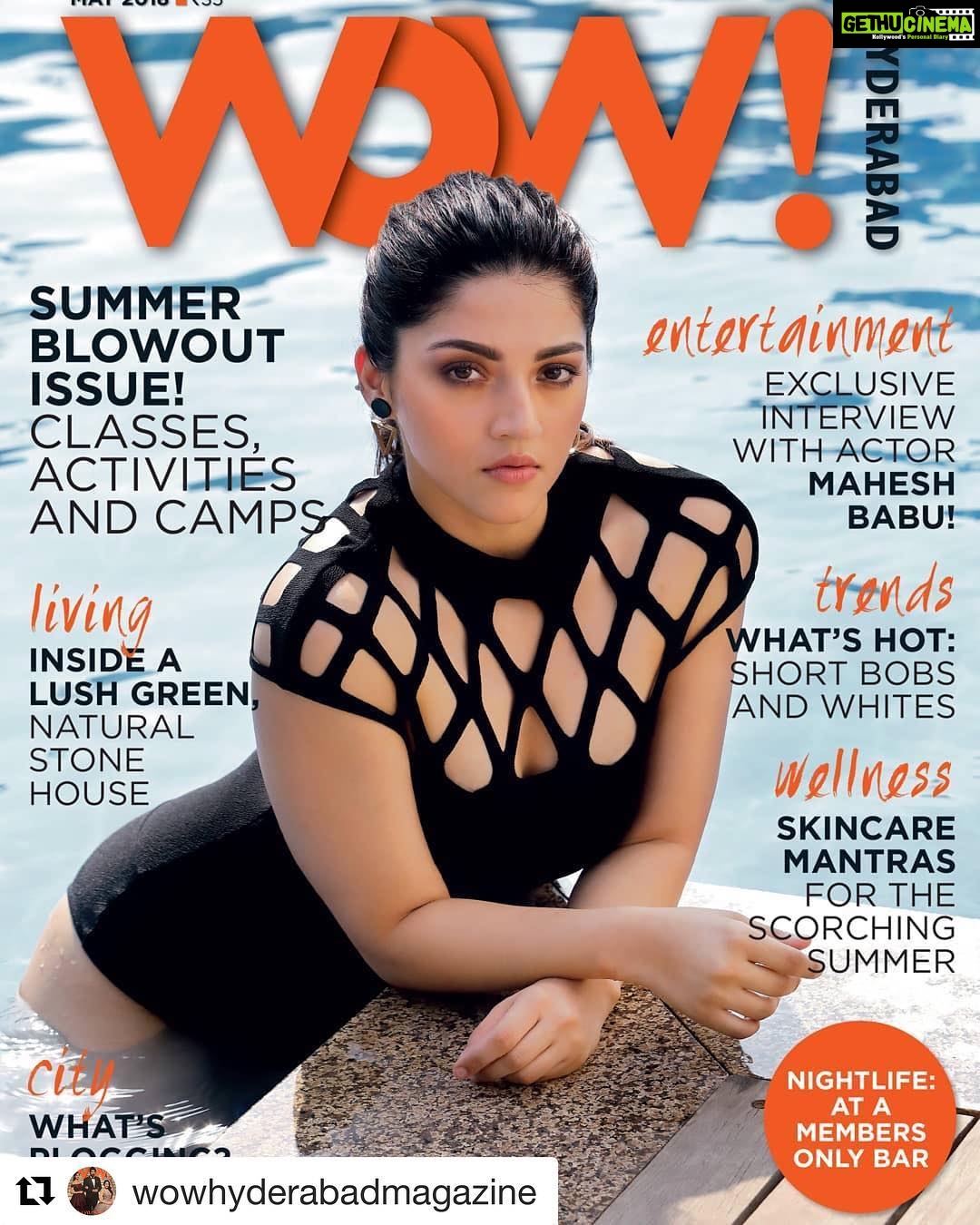 Mehrene Kaur Pirzada Instagram - Summer Special - May Issue πππ#Repost @wowhyderabadmagazine with @get_repost γ»γ»γ» @mehreenpirzadaa scorches our summer special! Styling: @shravyavarma Hair and Make-up: @sandysartistry Location: @avasahotels Photography: D Ravinder Reddy