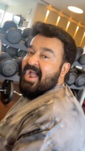 Mohanlal Instagram - 🏋️‍♀️ 💪🏼