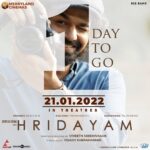 Mohanlal Instagram – 1 day to go!!! ❤️
#Hridayam #HridayamFromJan21