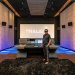 Mohanlal Instagram - Priyadarshan's Four Frames Sound Company at Chennai, established in 1998 is now equipped with India's first S4 Sound Work station. It is one of the most advanced Dolby Atmos sound stages in the country. . @priyadarshan.official @fourframesoundcompany #fourframes #studio #sound #dolbyatmos #s4