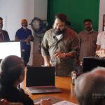 Mohanlal Instagram - And the Camera starts Rolling ! First day of shoot Action ! #Barroz