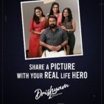 Mohanlal Instagram - Everyone has a person like Georgekutty in their lives. Share a picture of you with your hero and wait for a surprise. 👀 Watch #Drishyam2OnPrime now on @PrimeVideoIN @meenasagar16 @jeethu4ever @antonyperumbavoor @aashirvadcine @drishyam2movie @satheesh_kurup