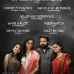 Mohanlal Instagram - Grateful for all the love every media portal has showered on #Drishyam2 watch #Drishyam2OnPrime, @PrimeVideoIN ❤️ @meenasagar16 @jeethu4ever @antonyperumbavoor @aashirvadcine @drishyam2movie @satheesh_kurup