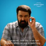 Mohanlal Instagram - Tonight, all the secrets will be out in the open. #Drishyam2OnPrime premieres on Feb 19, @PrimeVideoIN @meenasagar16 @jeethu4ever @antonyperumbavoor @aashirvadcine @drishyam2movie @satheesh_kurup